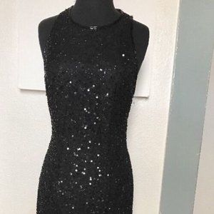 Women’s Classic Black Sequin Dress